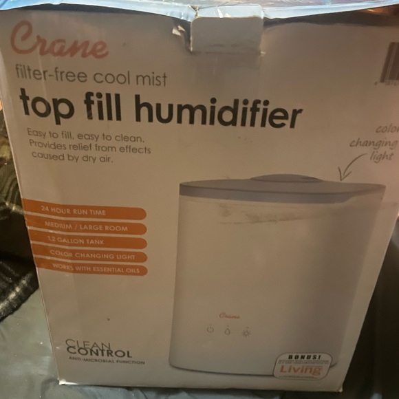 Crane Other - Crane 1.2 Gallon Cool Mist Top Fill Humidifier